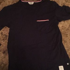 Thom Browne Blue Pocket T Shirt Men’s Designer